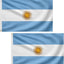 2 Banderas Argentina 3x5ft Poliéster Resistentes Eventos