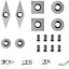 Set 8 Pzas Cortadores Carburo Tungsteno Torno Madera