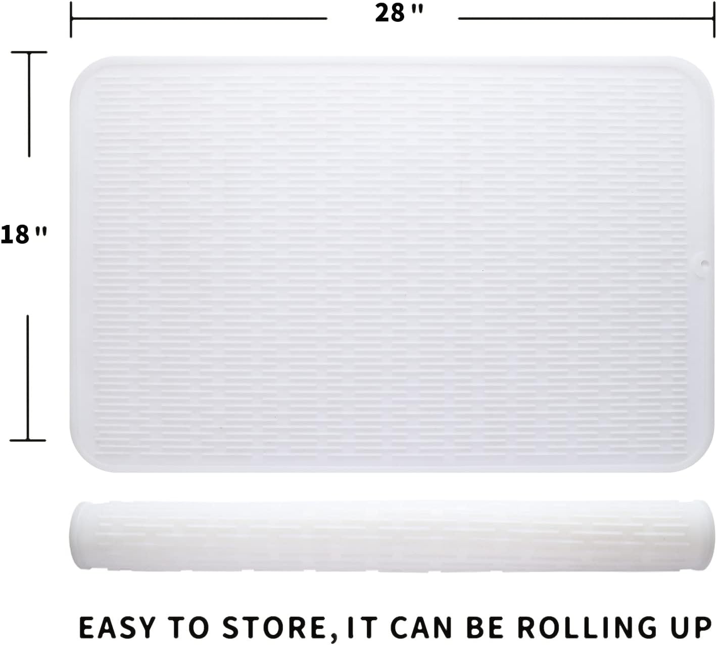 Tapete silicona secado platos encimera cocina resistente calor