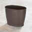 Papelera plástico ovalada para baño cocina oficina set 1