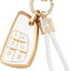 Estuche llave TPU oro blanco Chevy GMC Yukon Tahoe 2021-23