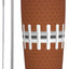 Vaso acero inox 20oz con textura pelota fútbol tapa pajita