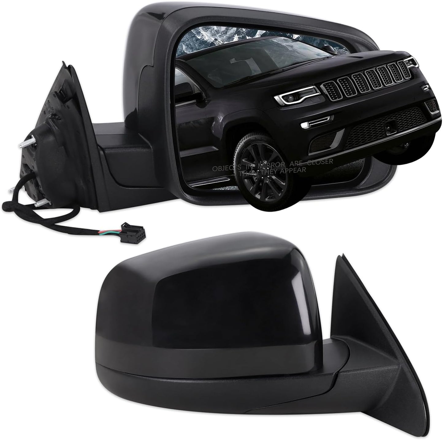 Espejo lateral Jeep Grand Cherokee 11-22 plegable manual