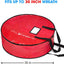 Bolsa almacenamiento Navidad 30x8" material resistente asas