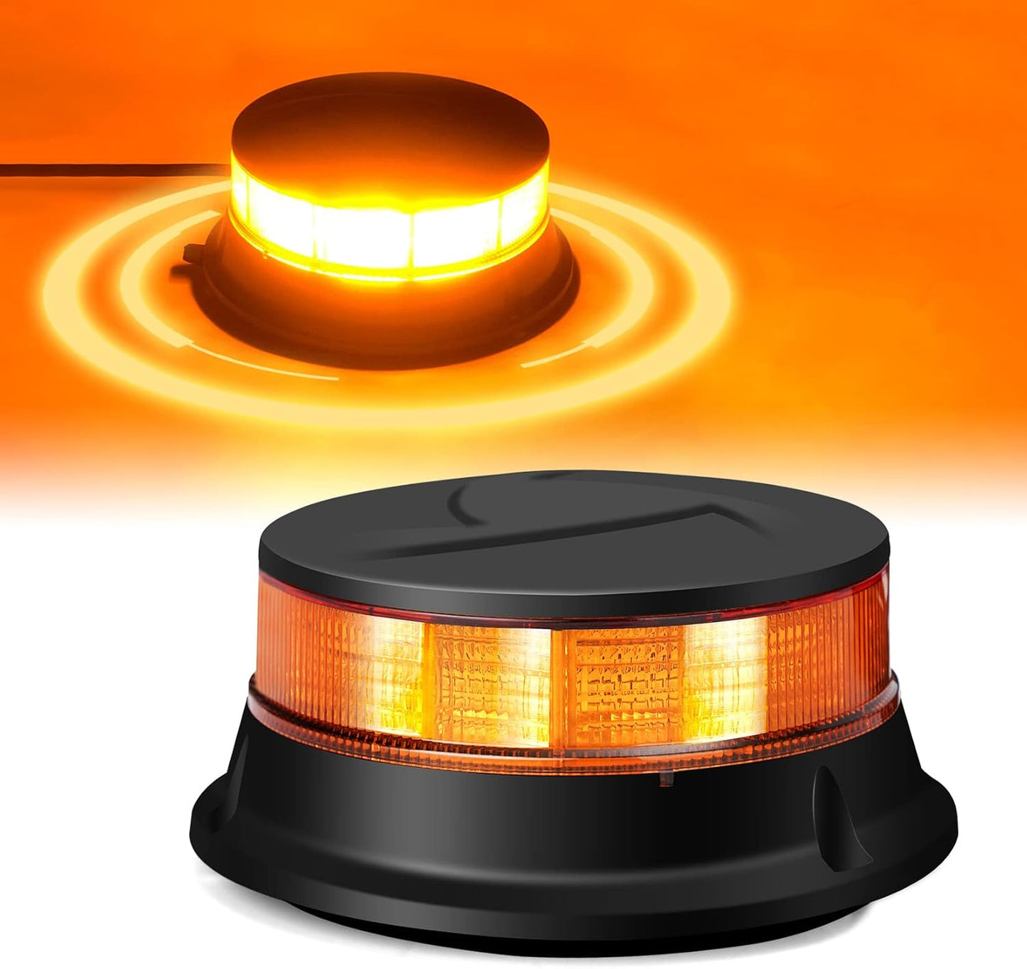 Luz LED ámbar magnética para camiones