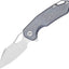 Cuchillo plegable EDC con clip mango titanio acero M390