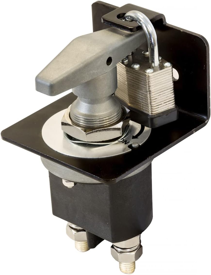 Interruptor corte batería 12v 250A camiones con candado