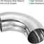 Codo flexión mandril 90 grados acero inox 304 OD 4pulg