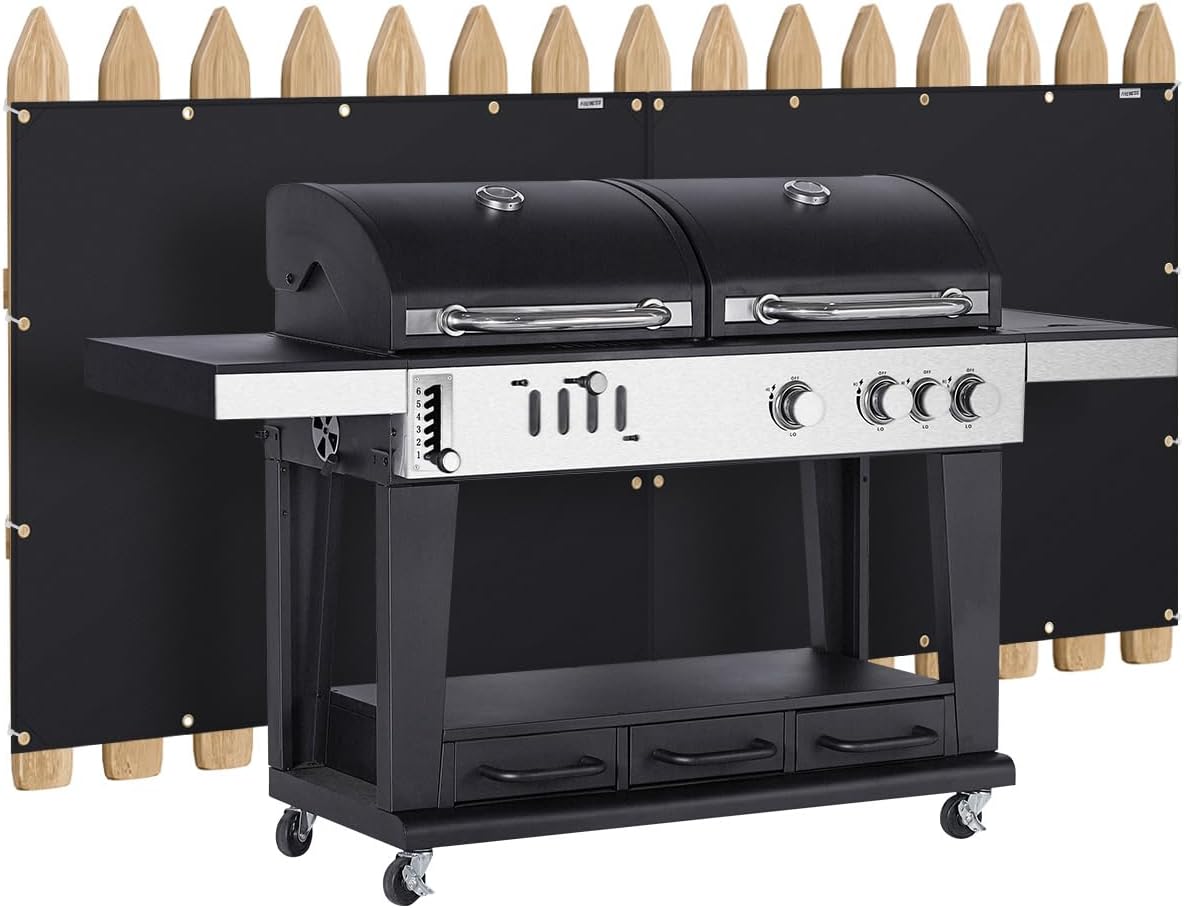 Protector térmico parrilla 4x5ft para pared valla barandilla