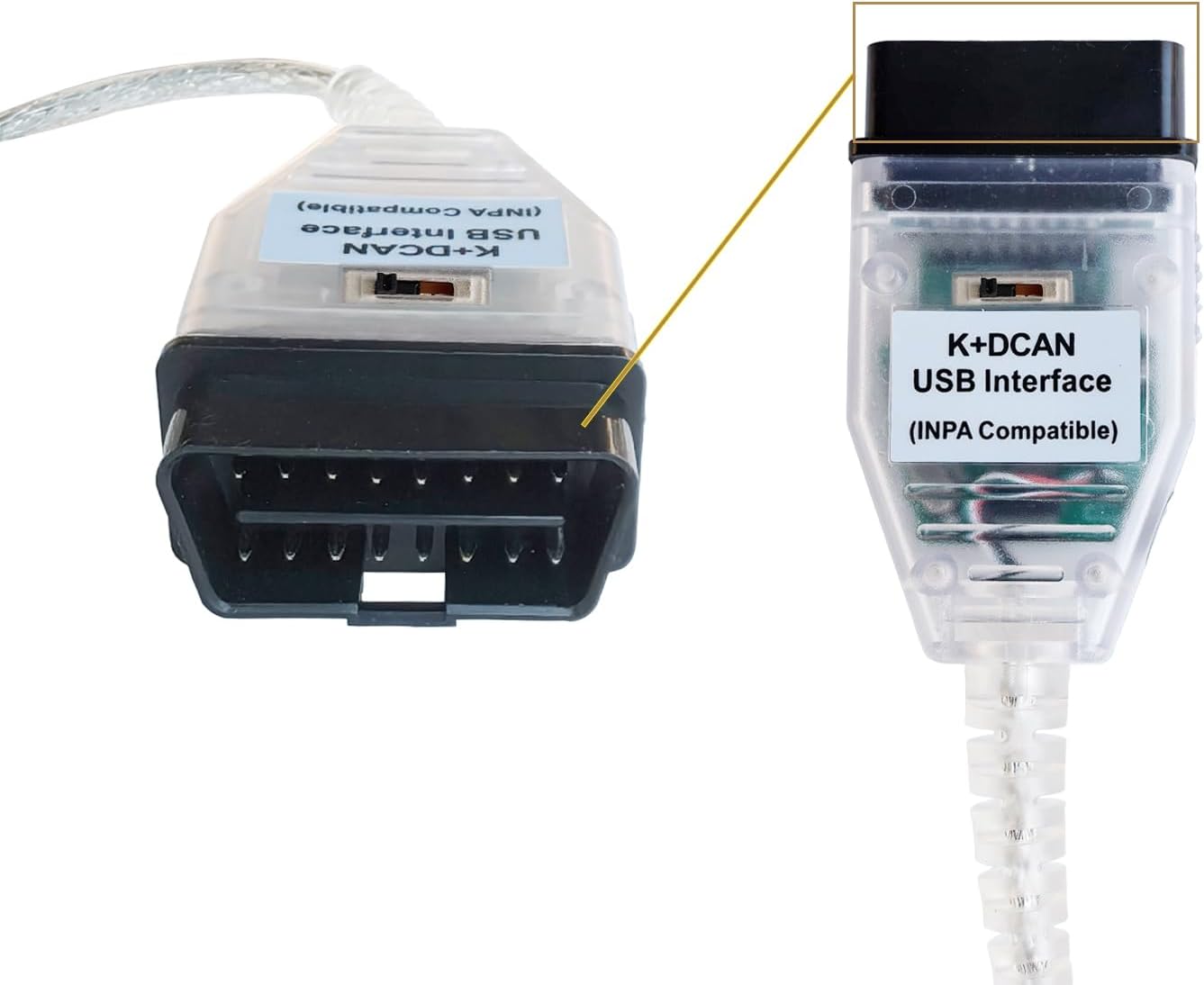 Cable USB OBD2 FT232RL para E-Chassis BMW INPA NCS