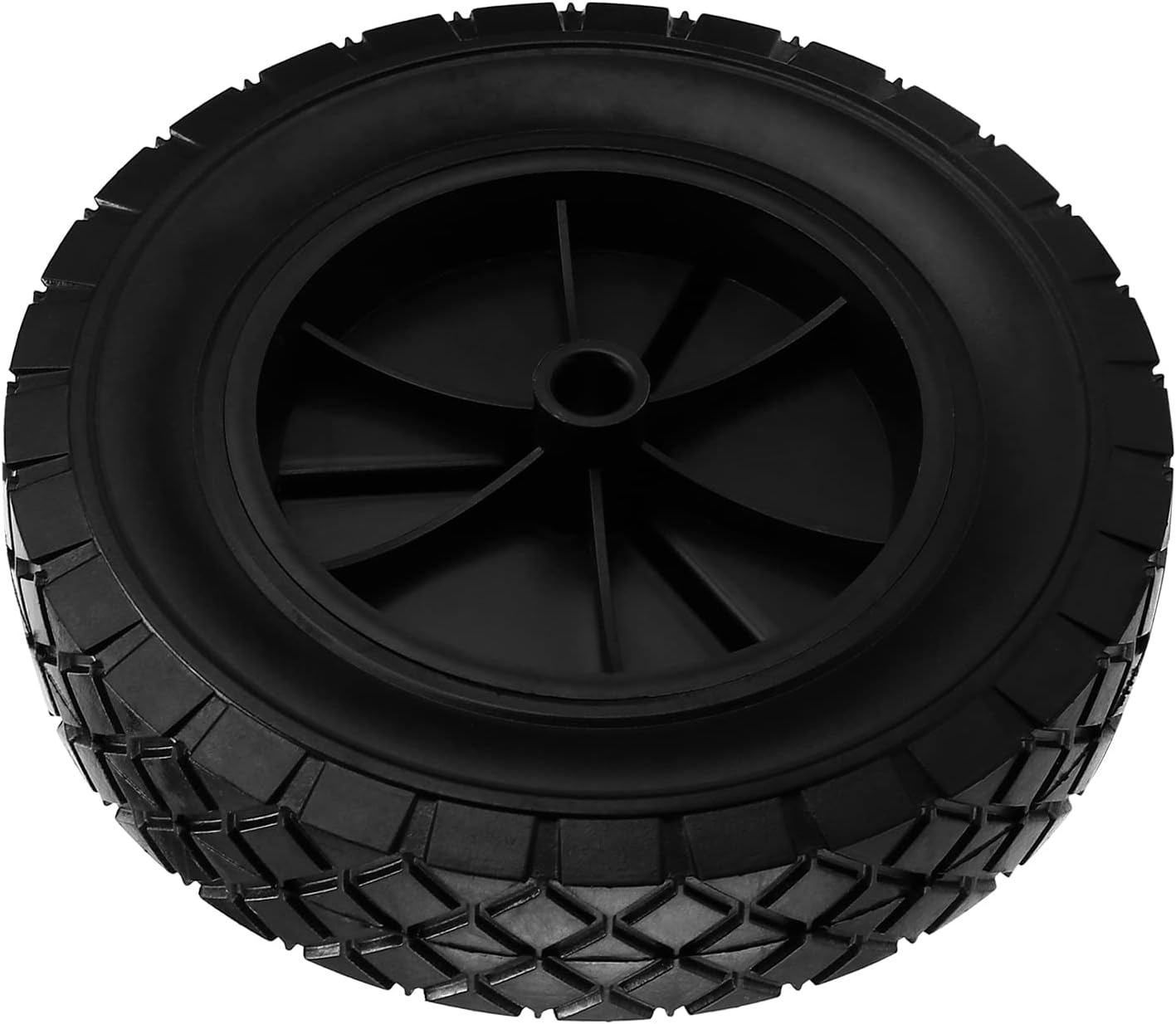 2 Ruedas Goma 8" Neumáticos Repuesto Universal 66lb