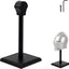 Soporte madera casco medieval vikingo cosplay Larp negro