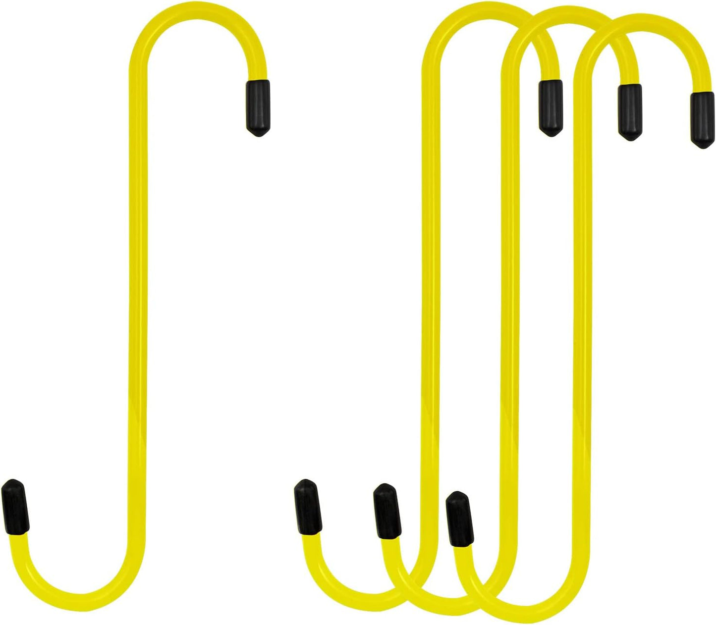 Ganchos freno acero duro amarillo goma 4 pzas