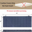 Funda cojín banco patio 45x18x3" sin inserto resistente agua