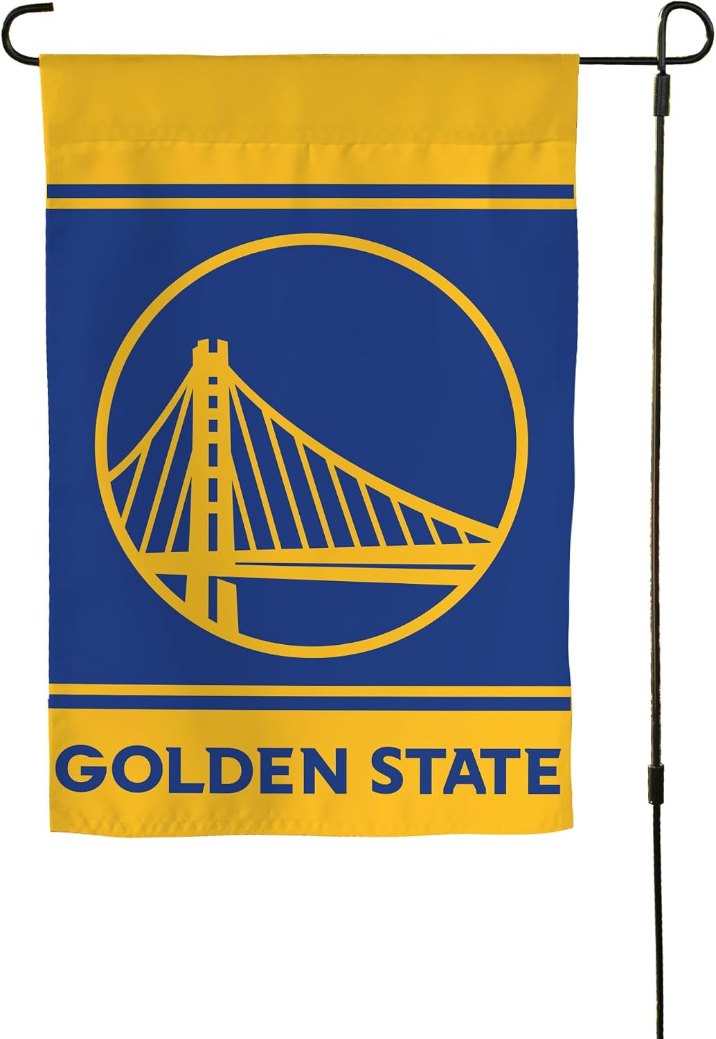 Bandera NBA Golden State Warriors 19x12pulg