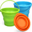 Kit cubos colapsables arena niños multiusos