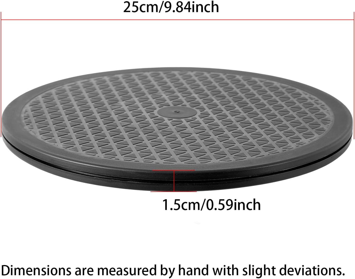 Base giratoria 10" con rodamientos acero para manualidades