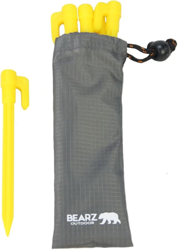 Estacas plástico para tienda playa camping 5.9pulg