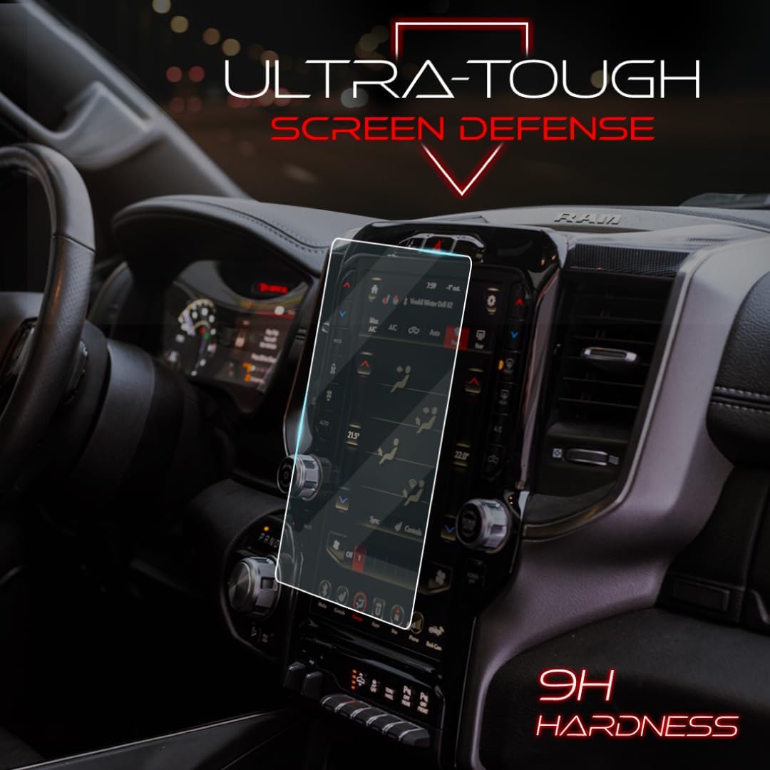 Protector pantalla vidrio templado 12" Dodge Ram