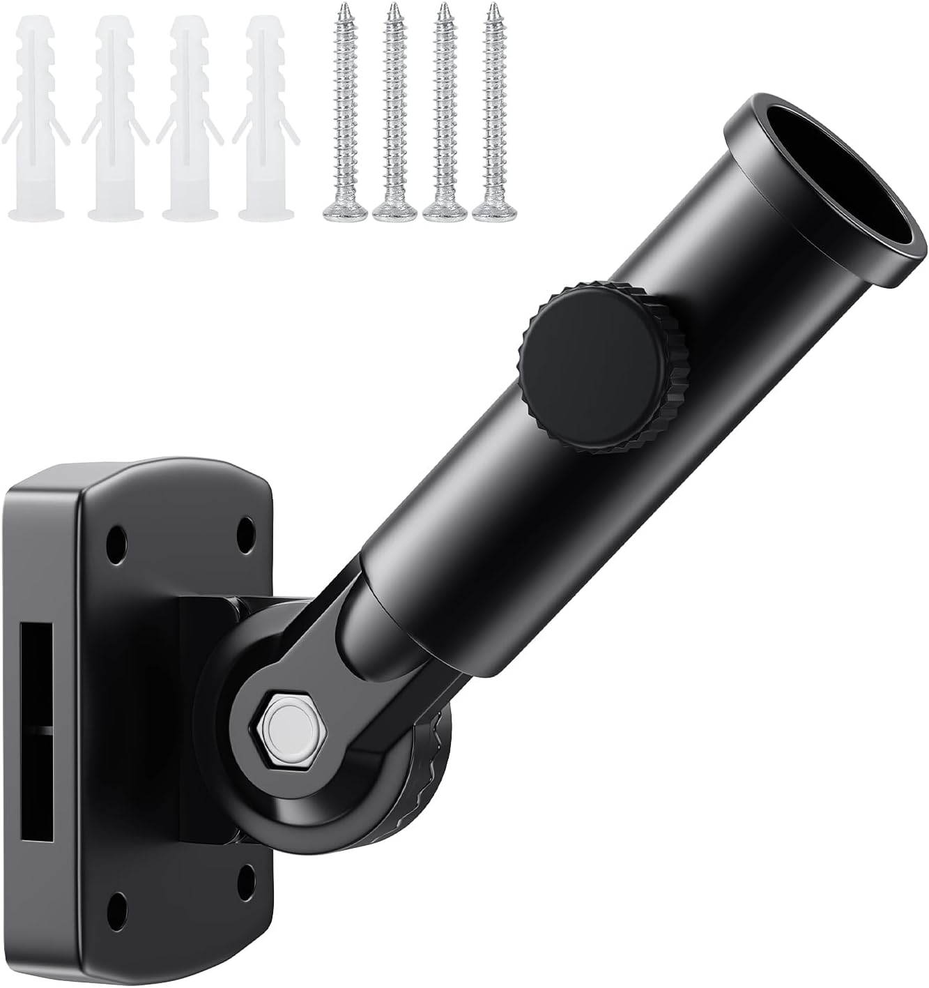 Soporte ajustable para mástil bandera aluminio resistente