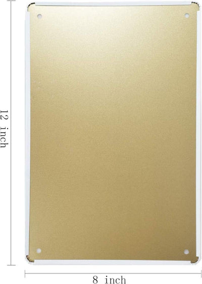 Regla Cornhole Metal Vintage 20x30cm Decoración Pared