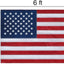 Bandera EE.UU. 4x6ft estrellas bordadas tela duradera