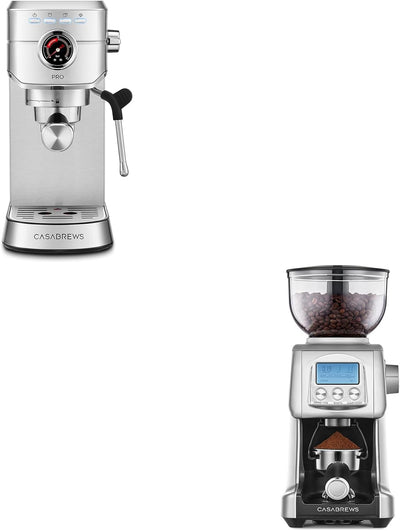 Máquina Espresso Cafetera Con Molinillo Cónico