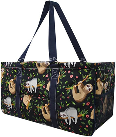 Bolsa comestibles reutilizable extra grande plegable azul marino