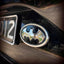 Emblema coche Batman 3D negro cromado 3.76x2.26"