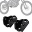 Kit soporte pedal estribos moto cross Rawrr Mantis X negro