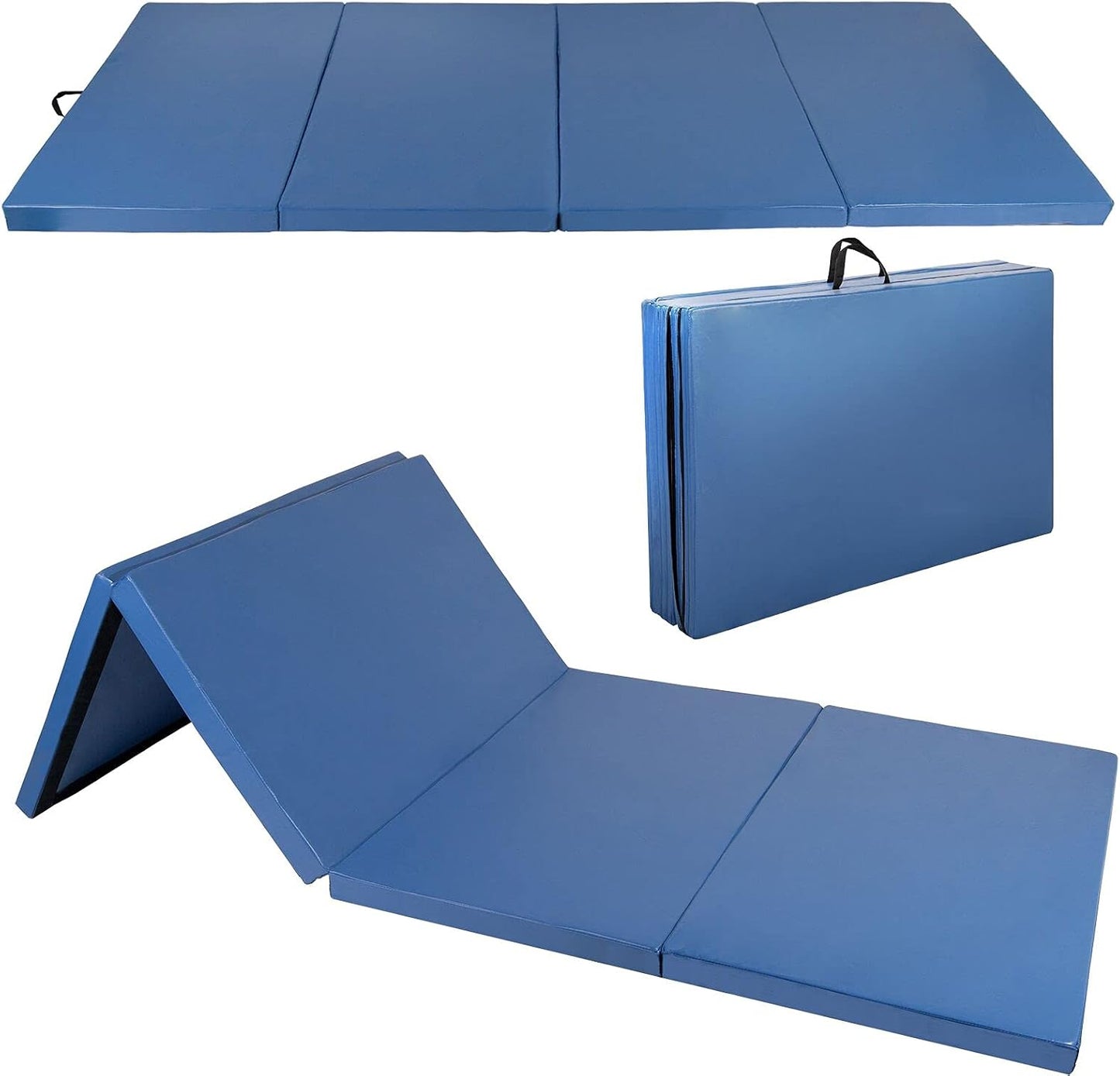 Esterilla gimnasia plegable 4x10ft x2pulg ejercicio yoga