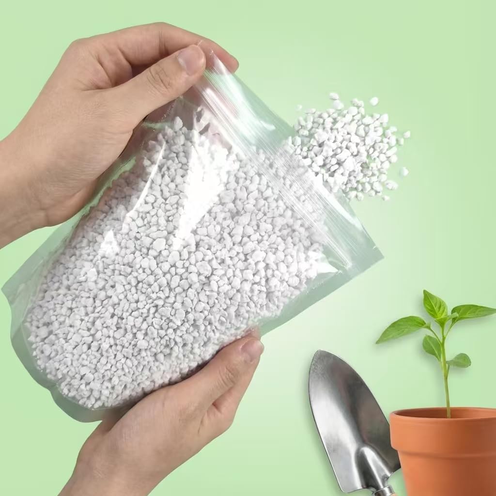 Perlita orgánica 20qt para enmienda de suelo y drenaje