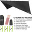 Toldo lluvia hamaca lona 8-14pies impermeable ultraligero