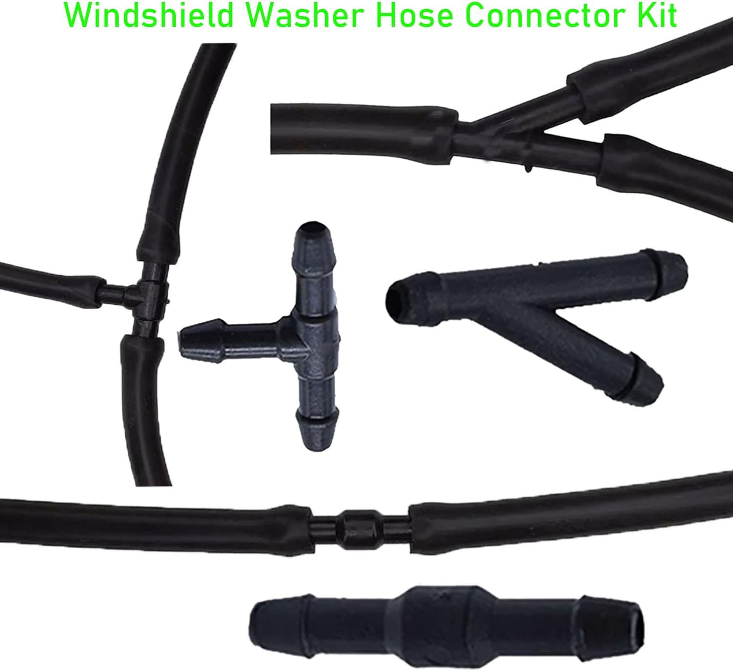 Kit conector manguera limpiaparabrisas 24pzas tipo T e I