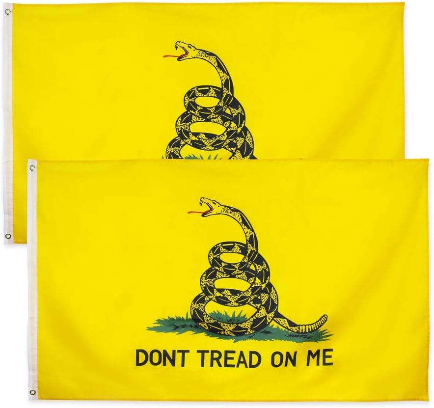 Bandera Gadsden 3x5ft Don't Tread On Me set 2