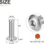Set 100 Tornillos Botón Acero Inox 304 18/8