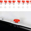 Kit 8 perillas T Jeep Wrangler 07-24 color rojo