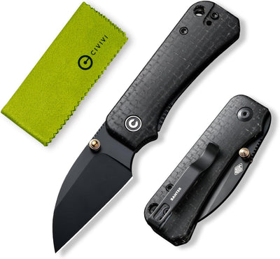 Cuchillo plegable edc wharncliffe 2.32pulg mango micarta