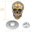 Tornillos matrícula calavera para auto camión SUV cobre