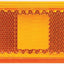 Lente repuesto ámbar para marcador rectangular