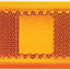 Lente repuesto ámbar para marcador rectangular