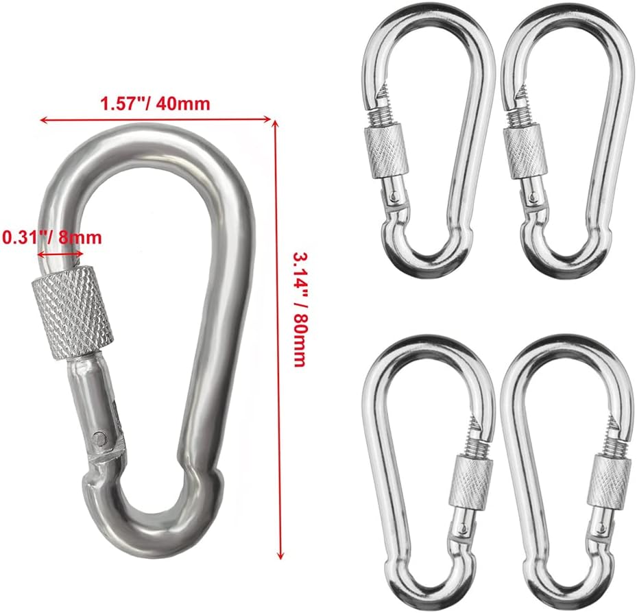 Cadenas columpio 4 eslabones hierro antioxidante
