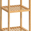 Estantería bambú 5 niveles multifuncional 13x13x57.5"