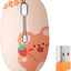 Mouse inalámbrico Bluetooth con receptor USB 2.4 GHz para niños