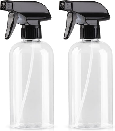 Botella spray plástico transparente 12.85oz para plantas