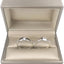 Caja anillos dobles piel sintética regalo boda