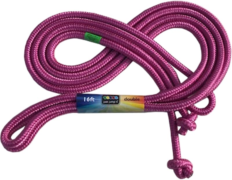 Cuerda saltar 16ft doble longitud para niños y adultos