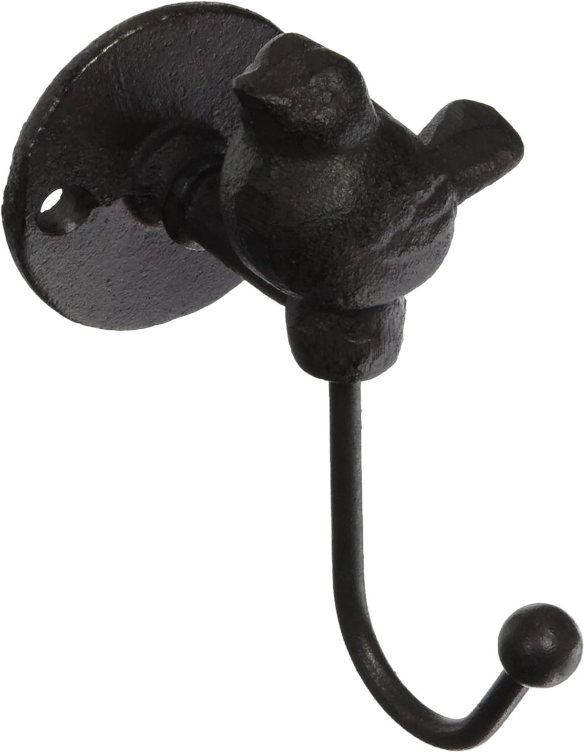 Ganchos hierro fundido para pájaros pared set 4