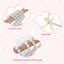 Perchas de perlas para ropa mascotas 10 Uds blanco y rosa