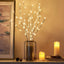 Luces abedul blanco enchufe sauce 30" 60LT interior exterior